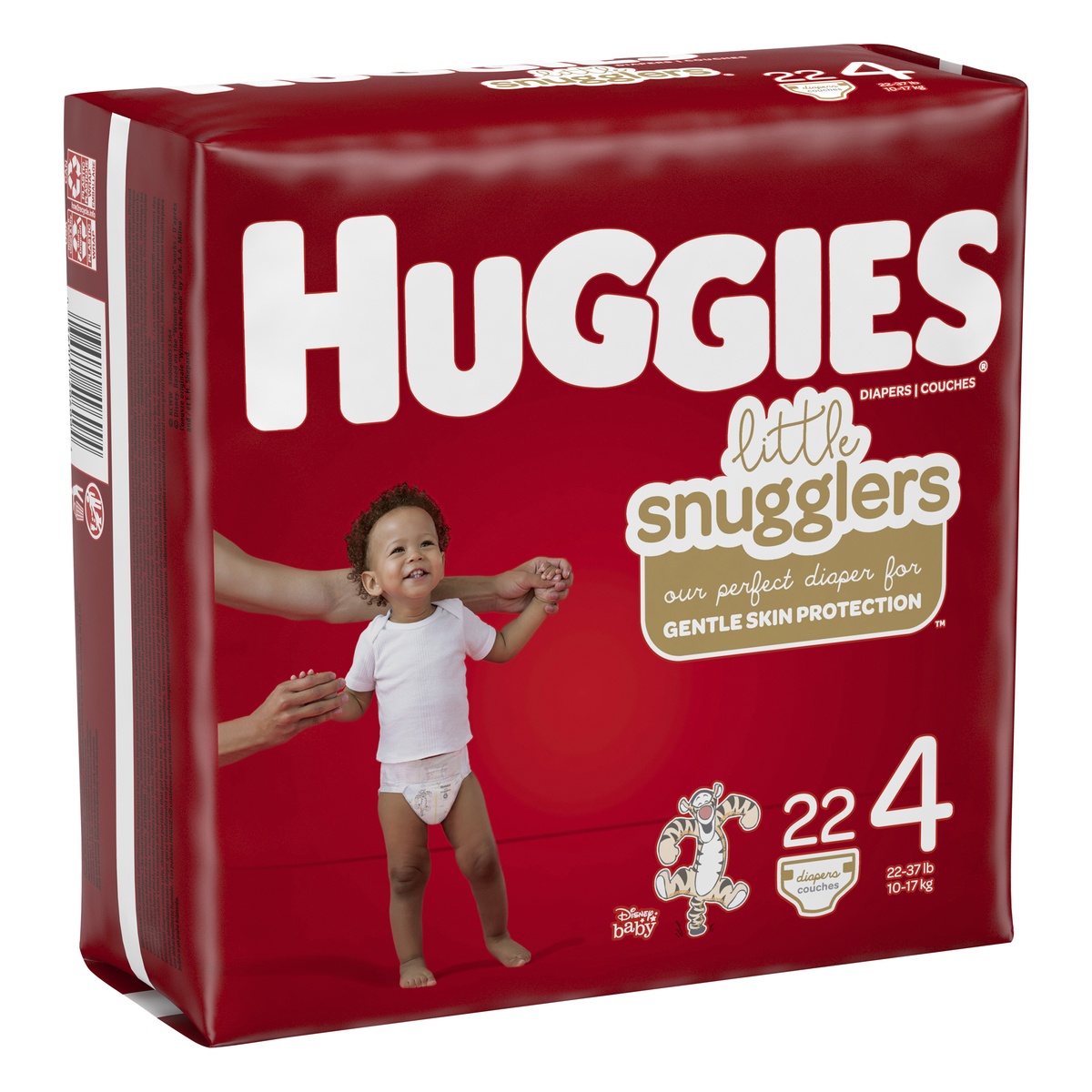 slide 2 of 8, Huggies Little Snugglers Disney Baby Size 4 Diapers, 23 ct