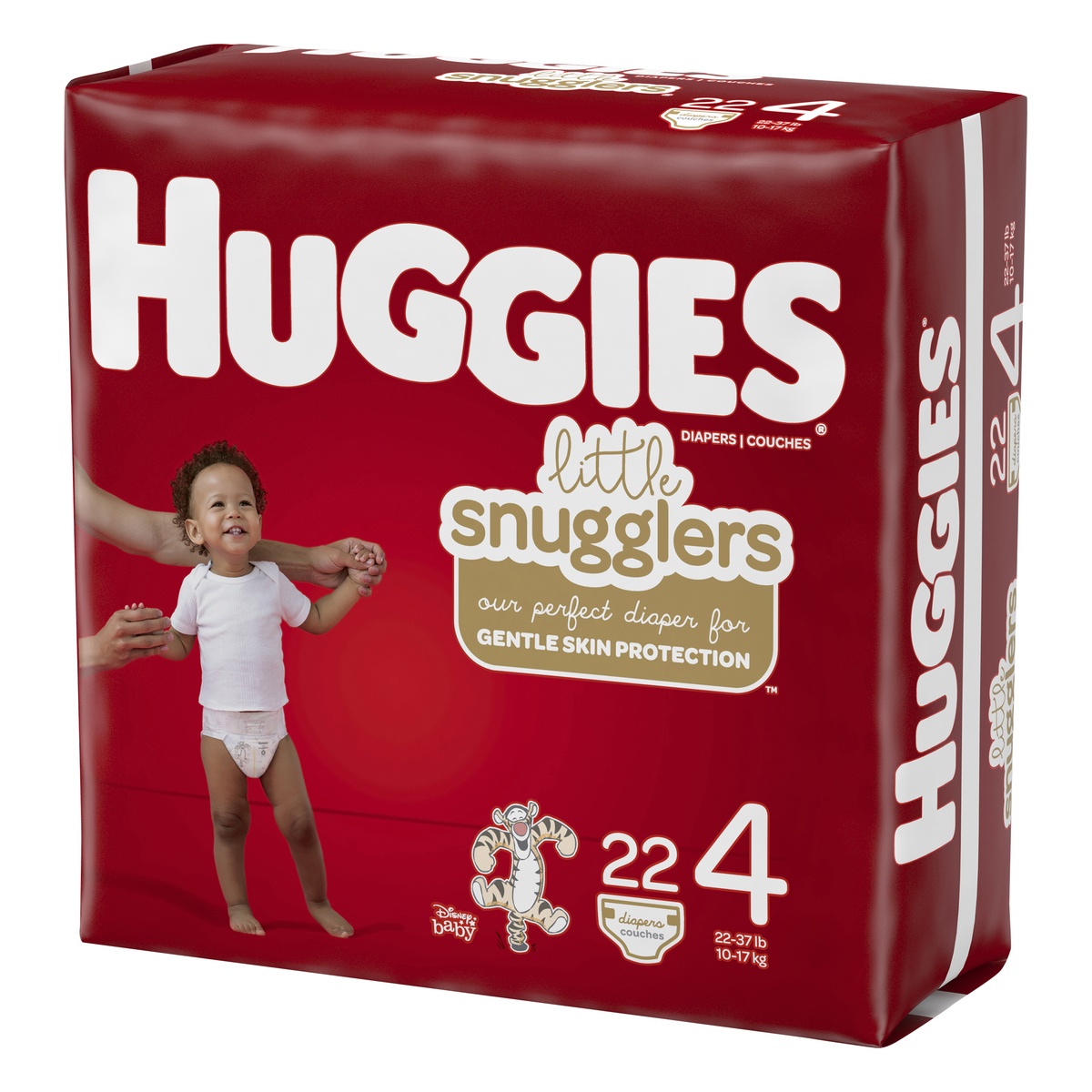 slide 3 of 8, Huggies Little Snugglers Disney Baby Size 4 Diapers, 23 ct