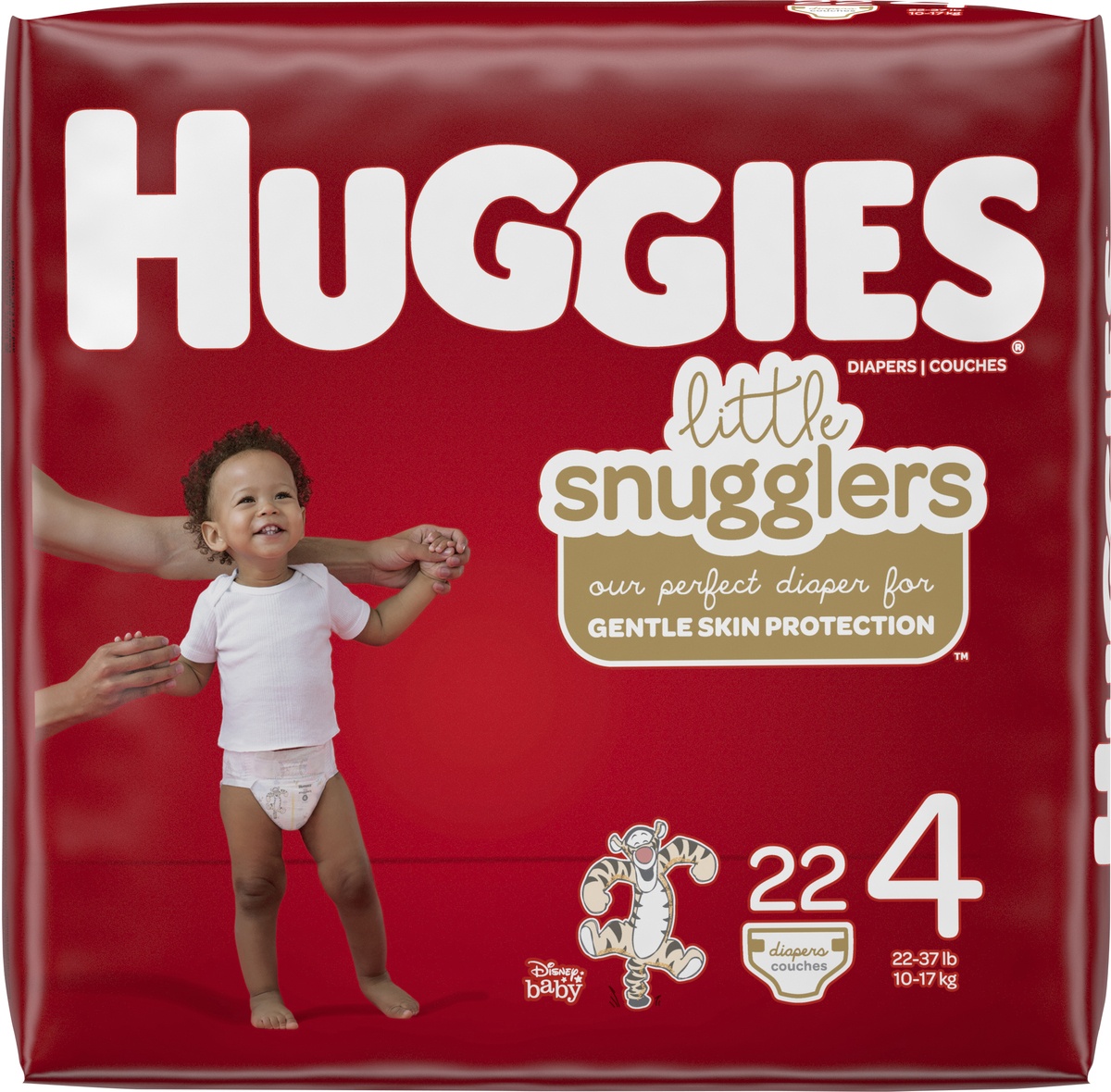 slide 7 of 8, Huggies Little Snugglers Disney Baby Size 4 Diapers, 23 ct