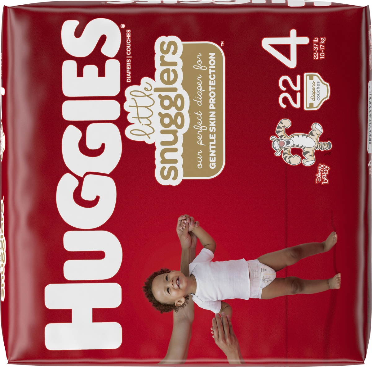 slide 8 of 8, Huggies Little Snugglers Disney Baby Size 4 Diapers, 23 ct