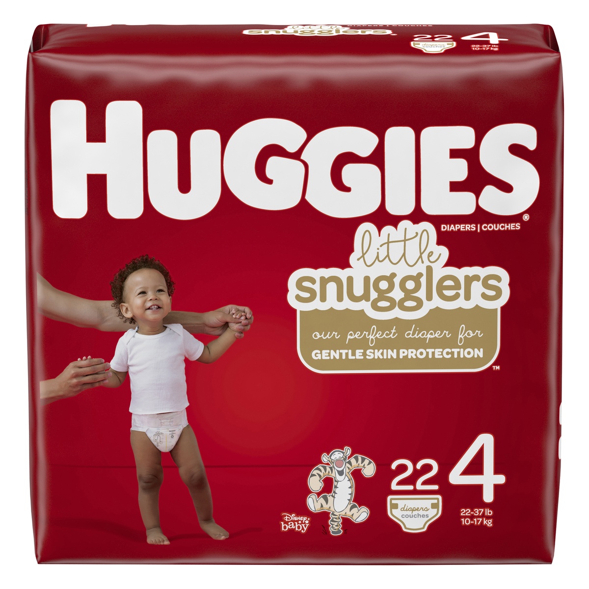 slide 1 of 8, Huggies Little Snugglers Disney Baby Size 4 Diapers, 23 ct