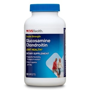 slide 1 of 1, CVS Health Glucosamine Chondroitin Caplets Double Strength, 120 ct