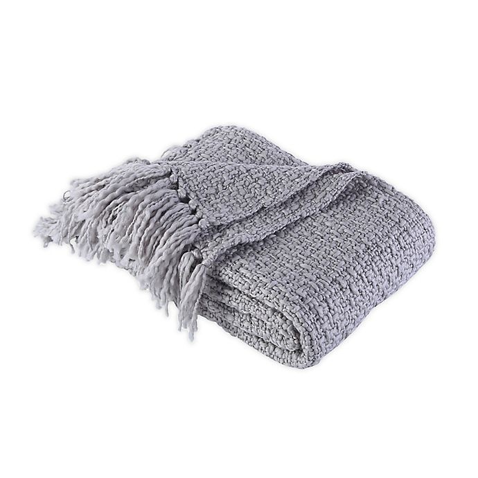 slide 1 of 3, Berkshire Blanket & Home Co. Tweed Boucle Throw Blanket - Medium Grey, 1 ct