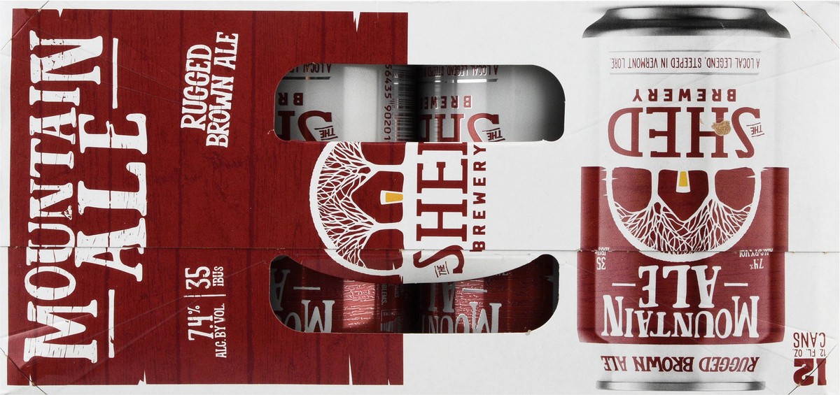 slide 5 of 13, The Shed Brewery Mountain Ale Beer 12 - 12 fl oz Cans, 12 ct