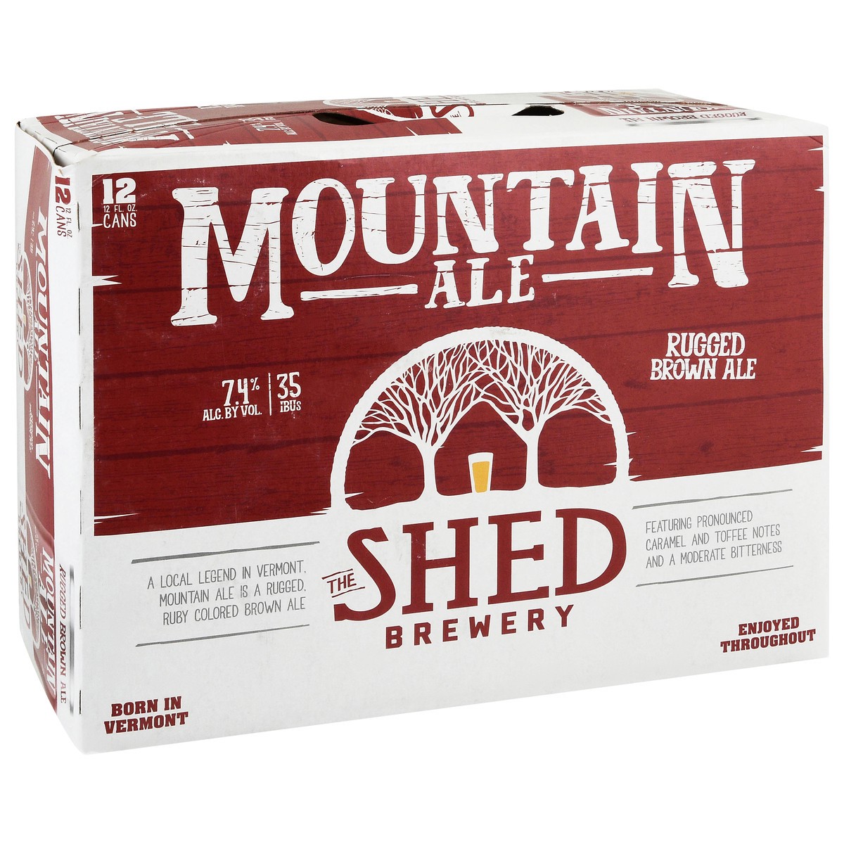 slide 6 of 13, The Shed Brewery Mountain Ale Beer 12 - 12 fl oz Cans, 12 ct