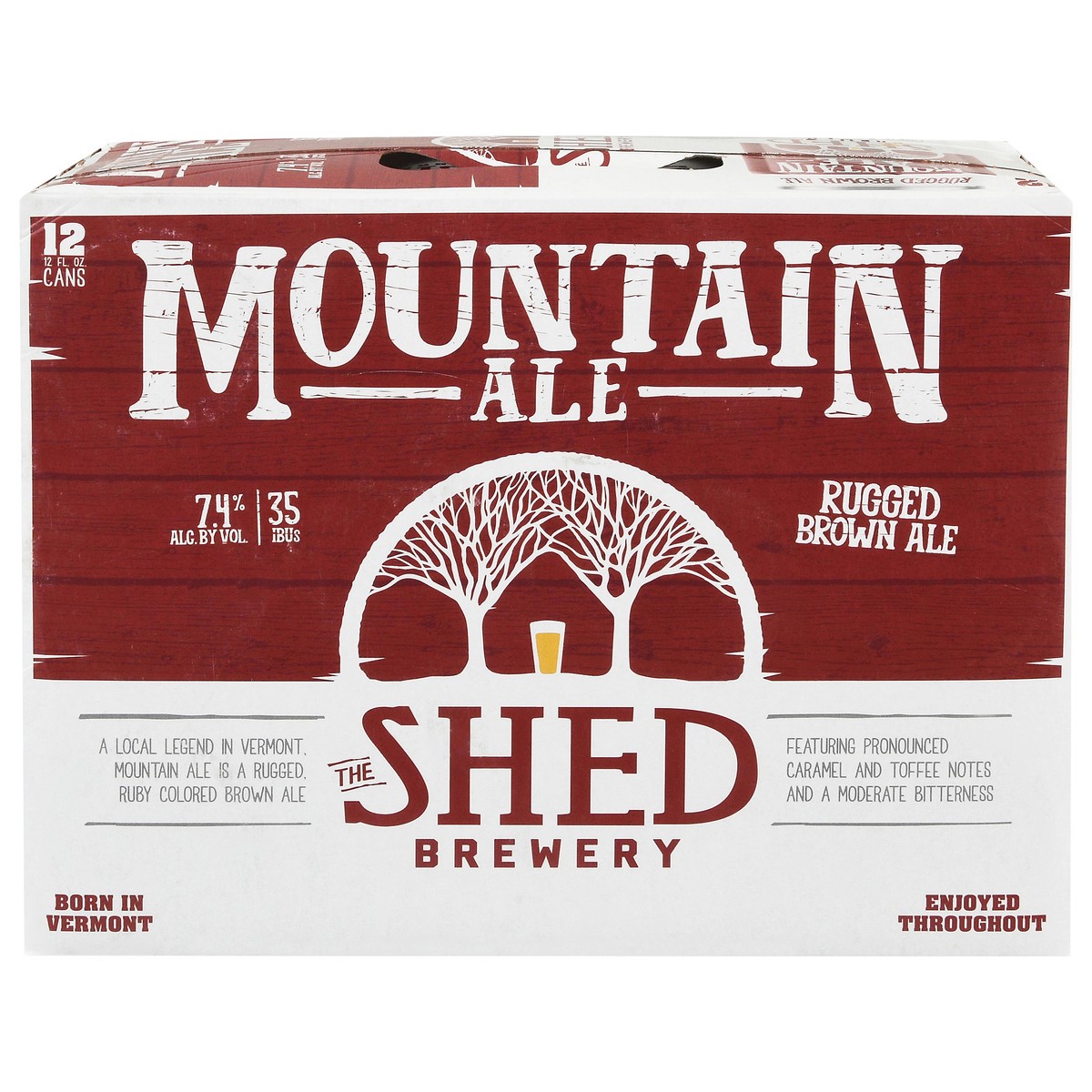 slide 8 of 13, The Shed Brewery Mountain Ale Beer 12 - 12 fl oz Cans, 12 ct