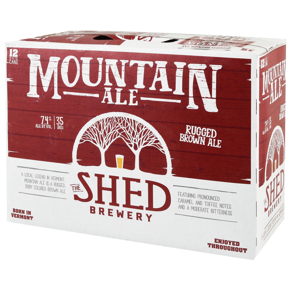 slide 3 of 13, The Shed Brewery Mountain Ale Beer 12 - 12 fl oz Cans, 12 ct