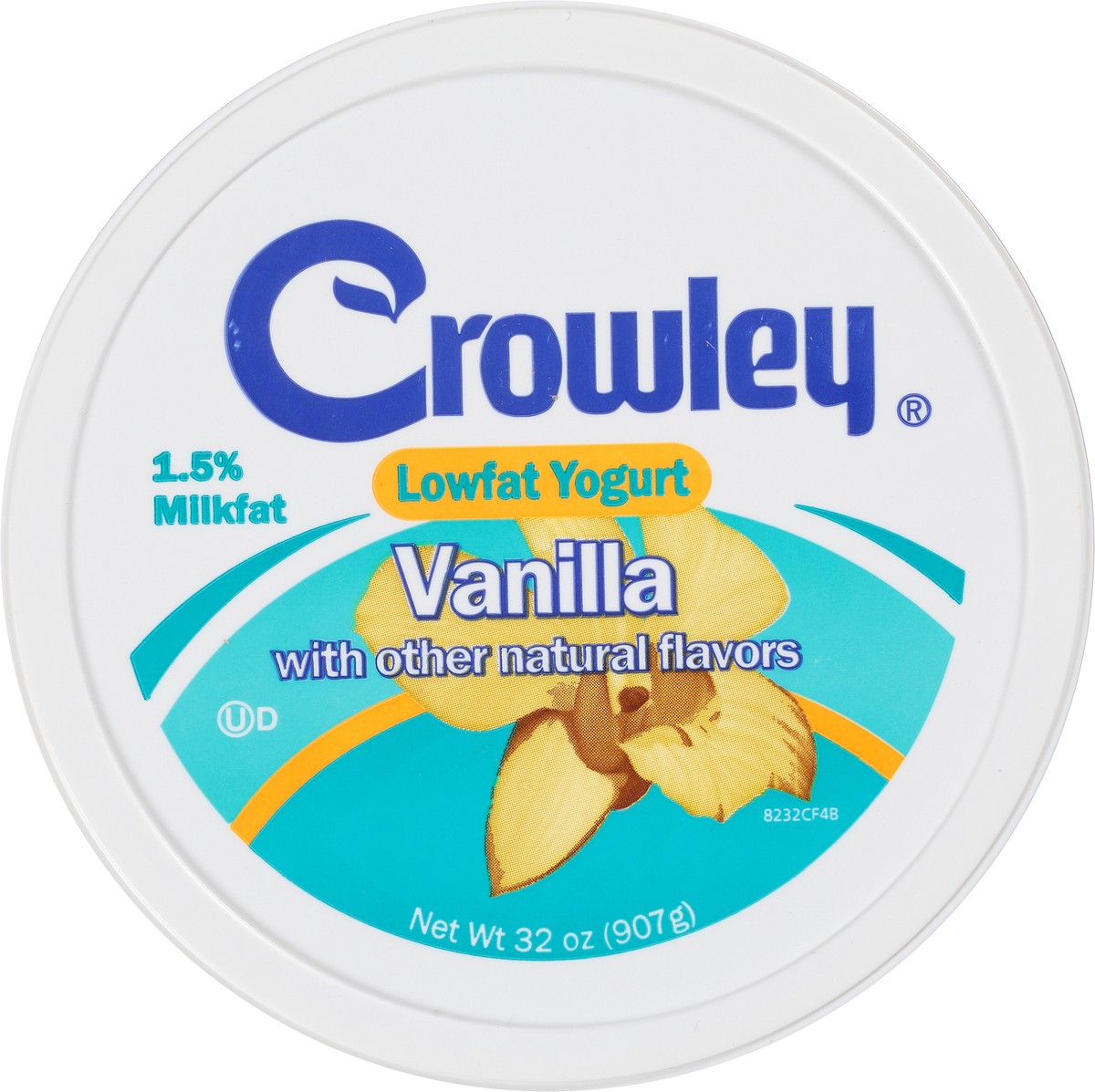 slide 5 of 8, Crowley Low Fat Vanilla Yogurt, 32 oz, 32 oz
