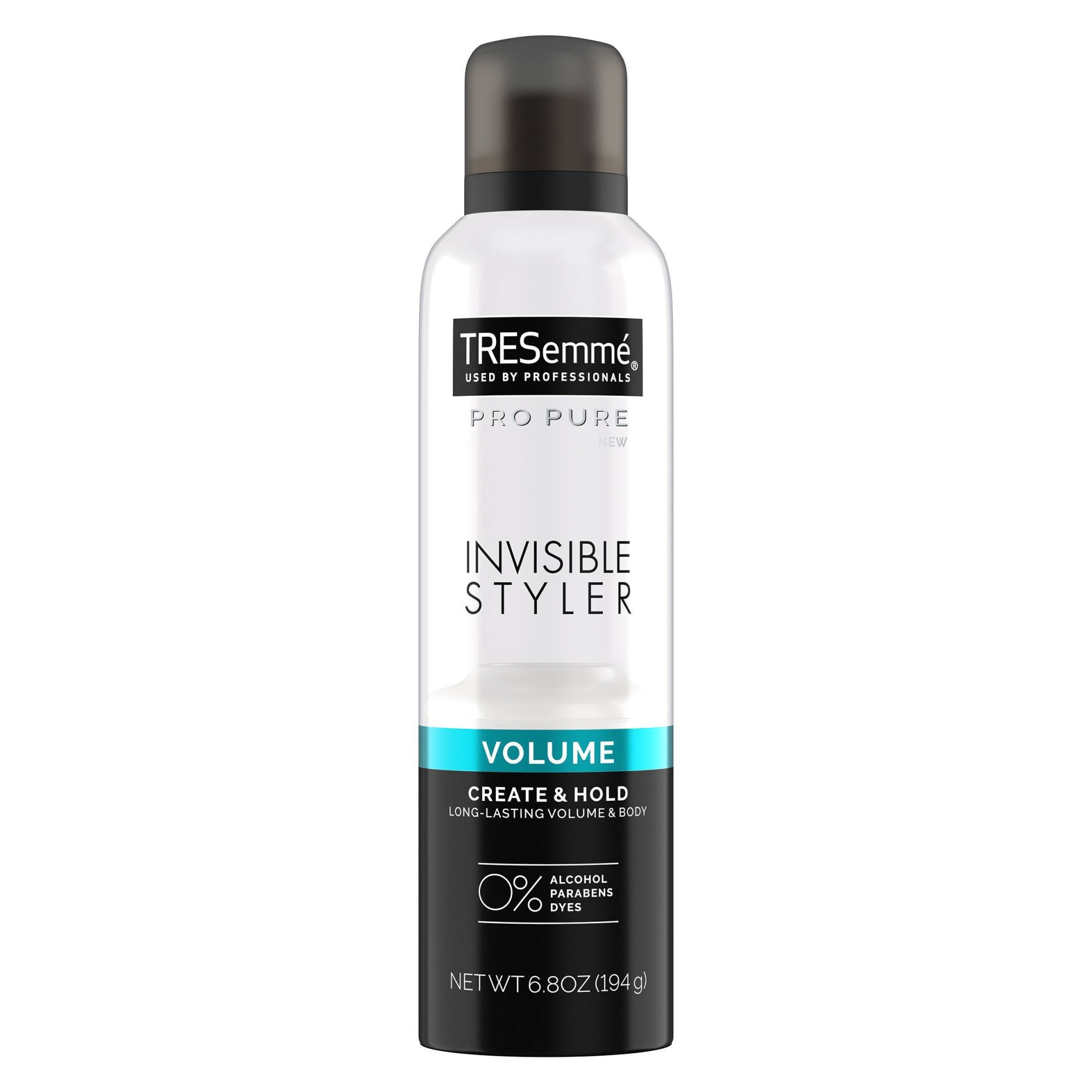 slide 1 of 9, TRESemmé Pro Pure Invisible Styler Volume Hair Styling Spray, 6.8 oz