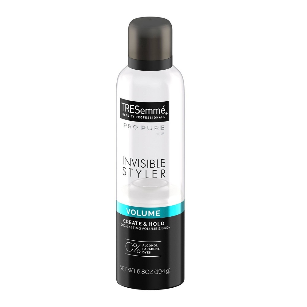 slide 5 of 9, TRESemmé Pro Pure Invisible Styler Volume Hair Styling Spray, 6.8 oz