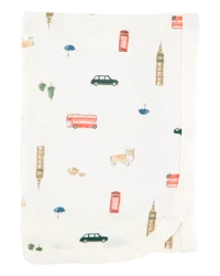 Carters Baby London Print PurelySoft Blanket Multi OSZ