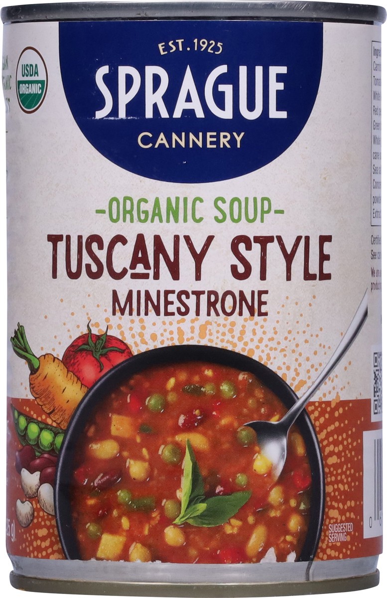 slide 8 of 14, Sprague Organic Tuscany Style Minestrone Soup 15 oz, 15 oz