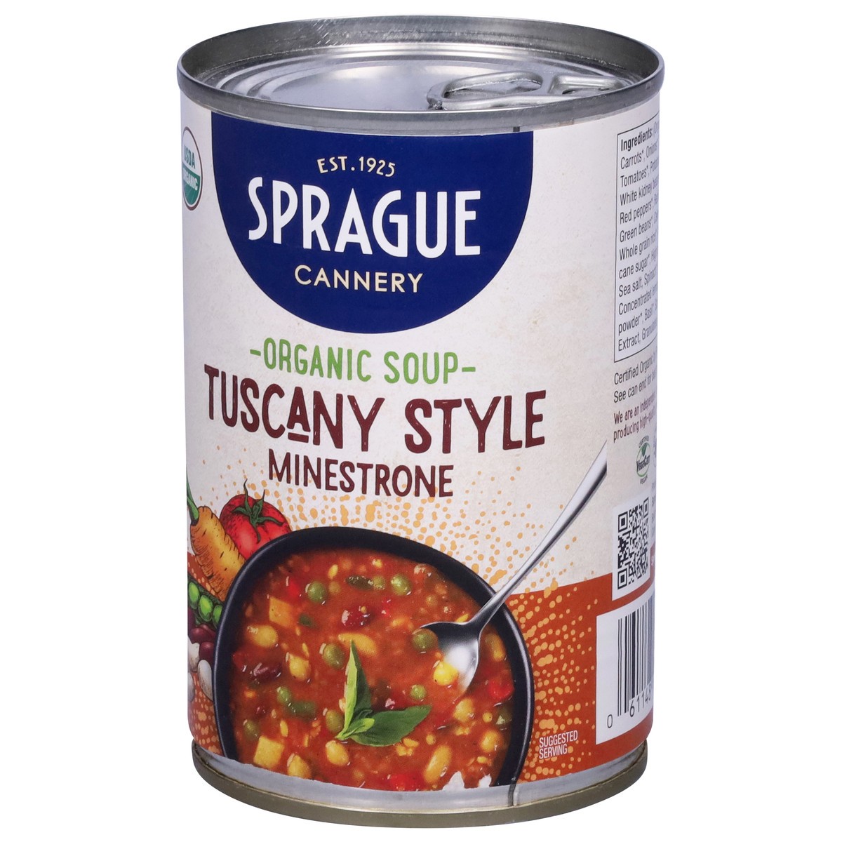 slide 2 of 14, Sprague Organic Tuscany Style Minestrone Soup 15 oz, 15 oz