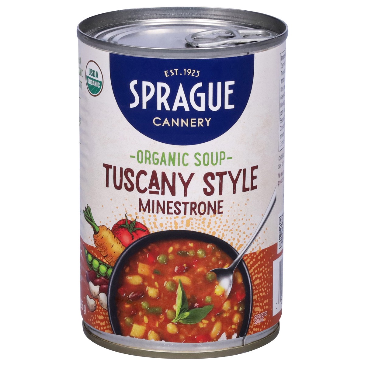 slide 9 of 14, Sprague Organic Tuscany Style Minestrone Soup 15 oz, 15 oz