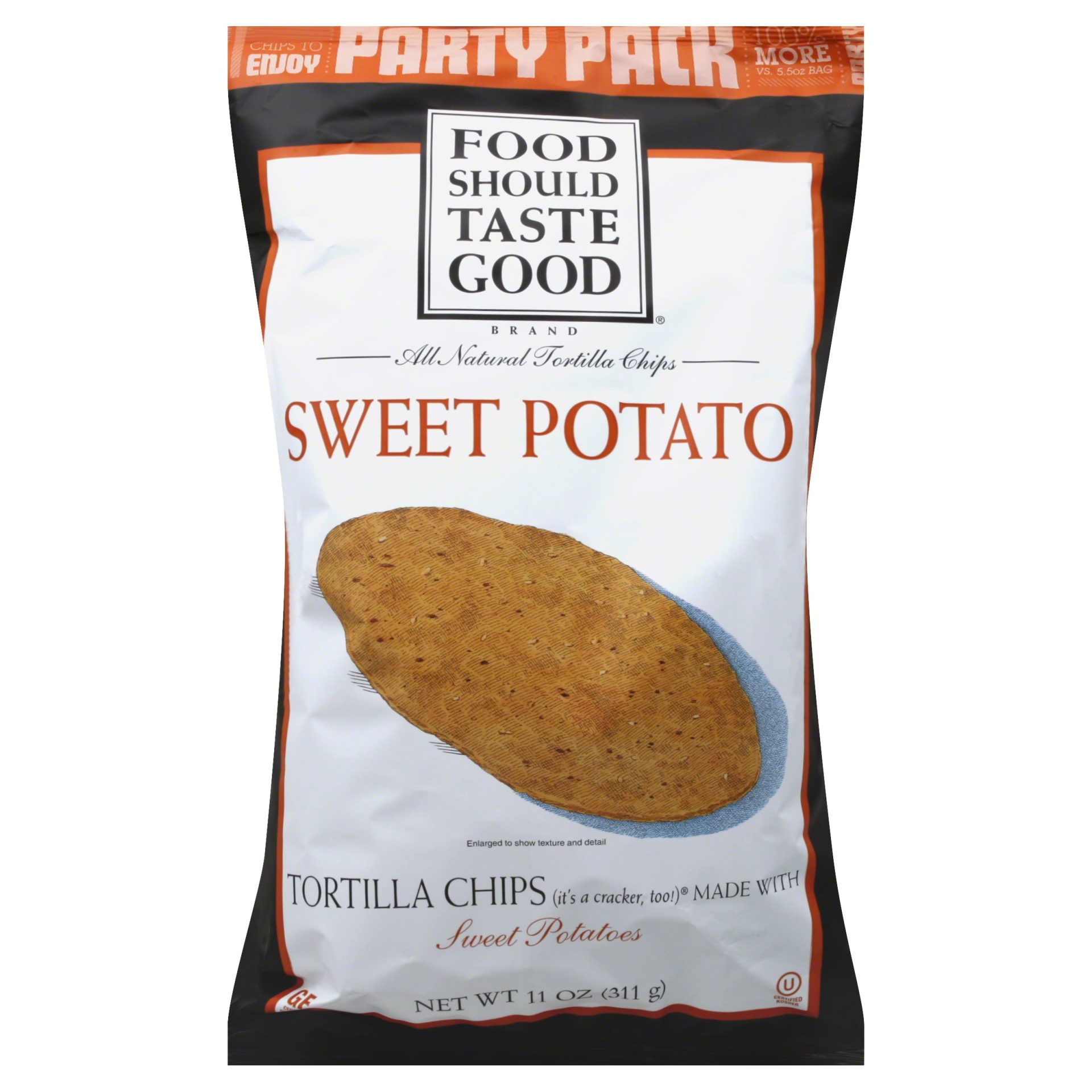 slide 1 of 1, Food Should Taste Good Tortilla Chips Gluten Free Non-Gmo Sweet Potato, 11 oz