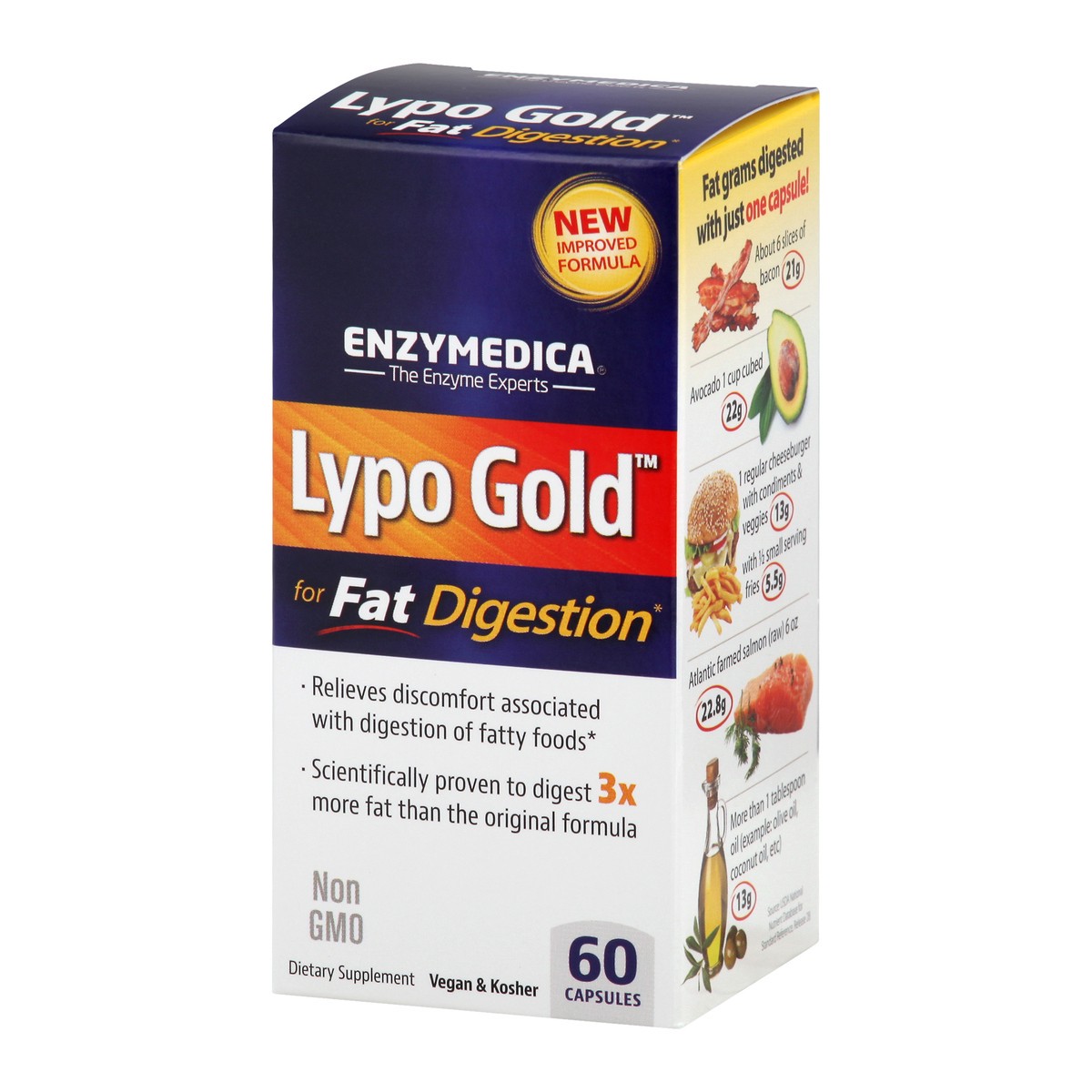 slide 7 of 13, Enzymedica Lypo Gold, 60 ct