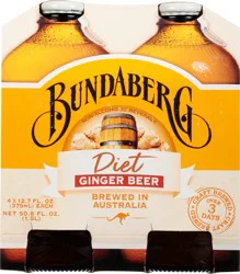 Bundaberg Diet Ginger Beer 4 - 12.7 fl oz Bottles