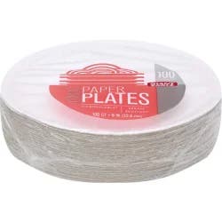 Giant Eagle Classic Paper Plates, 9 Inch