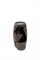 CTM Barrel Fountain with LED Lights, 1 ct