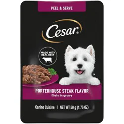 Cesar Porterhouse Steak Flavor Wet Dog Food - 1.76oz