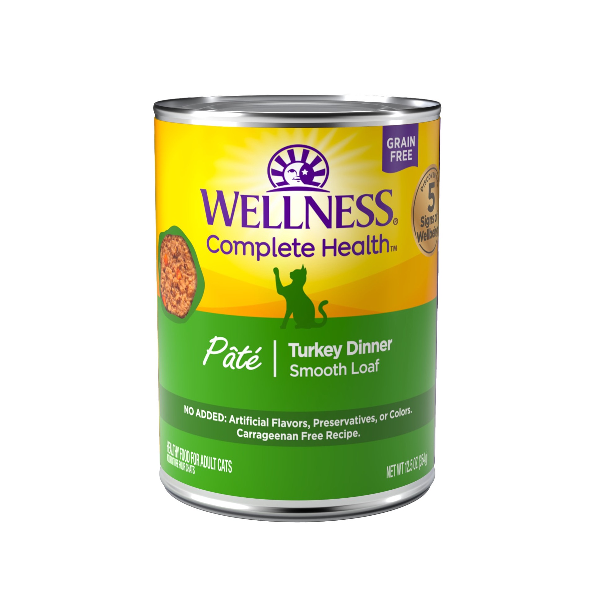 slide 1 of 5, Wellness Turkey Cat, 1 ct