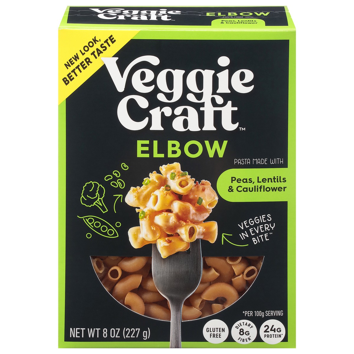 slide 1 of 9, Veggiecraft Cauliflower Elbow 8oz, 8 oz