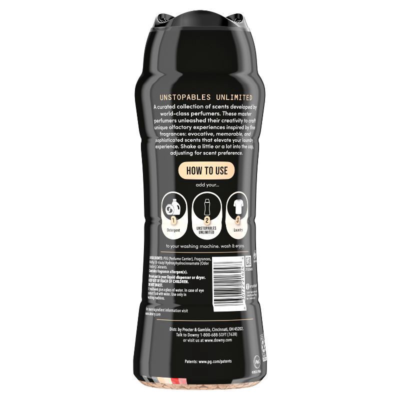 slide 11 of 14, Downy Unstopables Unlimited Scent Booster Beads Laundry Additives - Rose Honey Oakmoss - 21.1oz, 21.1 oz