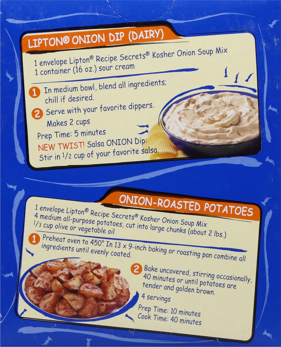 slide 5 of 9, Lipton Kosher Onion Soup Dip Mix, 1.9 oz