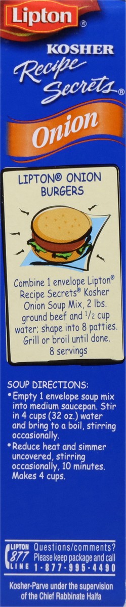 slide 7 of 9, Lipton Kosher Onion Soup Dip Mix, 1.9 oz