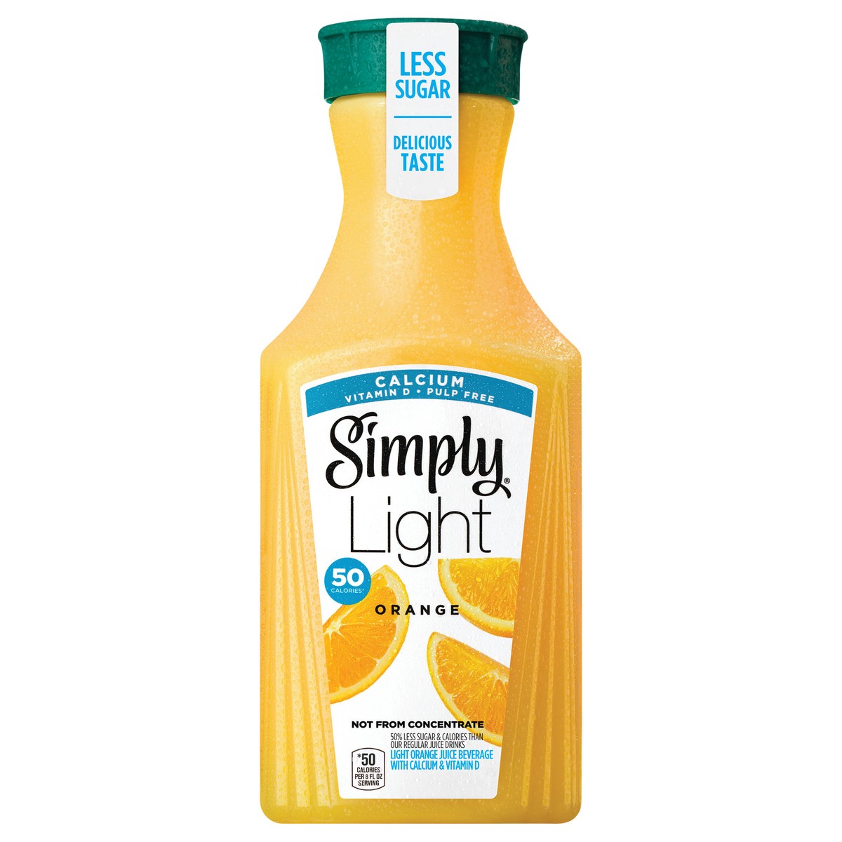 slide 1 of 2, Simply Light Orange Pulp Free with Calcium & Vit D Bottle, 52 fl oz, 1 ct