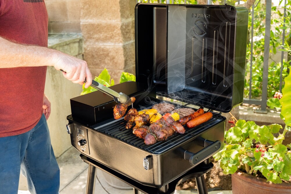 slide 5 of 6, Z Grills Wood Pellet Grill - Black, 1 ct