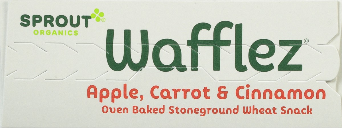 slide 9 of 9, Sprout Organics Wafflez Cocomelon Apple, Carrot & Cinnamon Wheat Snack 5 - 0.63 oz Packets, 5 ct