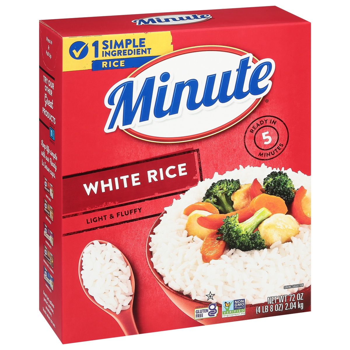 slide 2 of 11, Minute White Instant Enriched Long Grain Rice Box, 72 oz