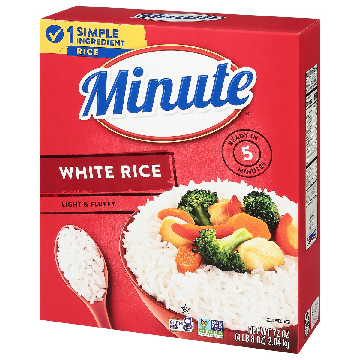 slide 3 of 11, Minute White Instant Enriched Long Grain Rice Box, 72 oz