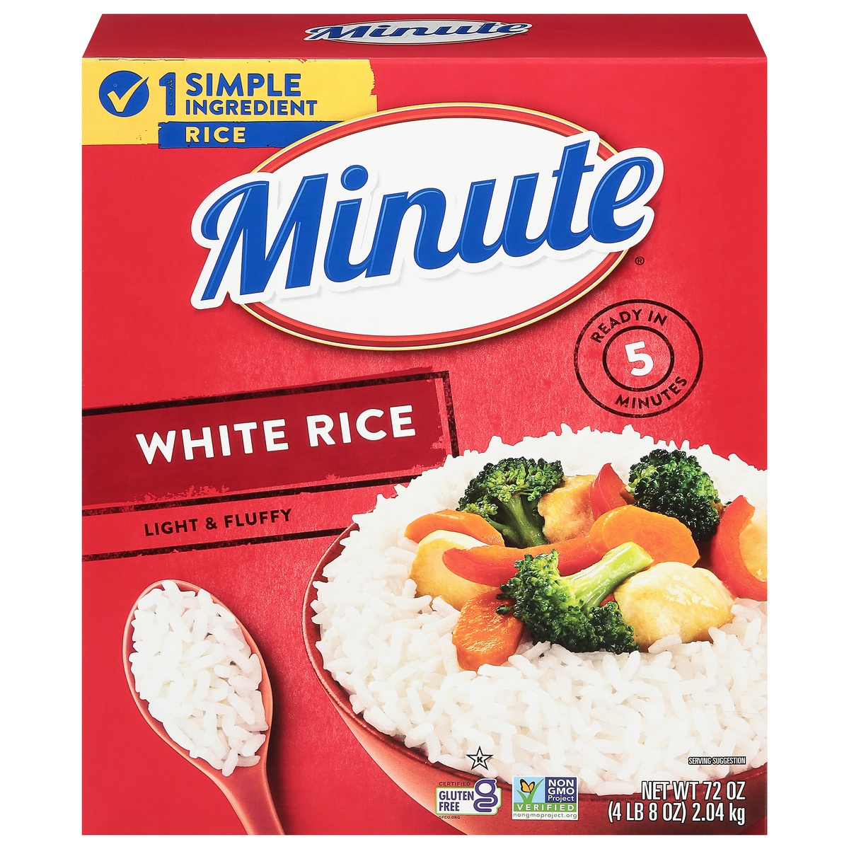slide 11 of 11, Minute White Instant Enriched Long Grain Rice Box, 72 oz