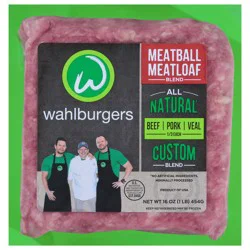 Wahlburgers All Natural Meatball Meatloaf Blend Fresh