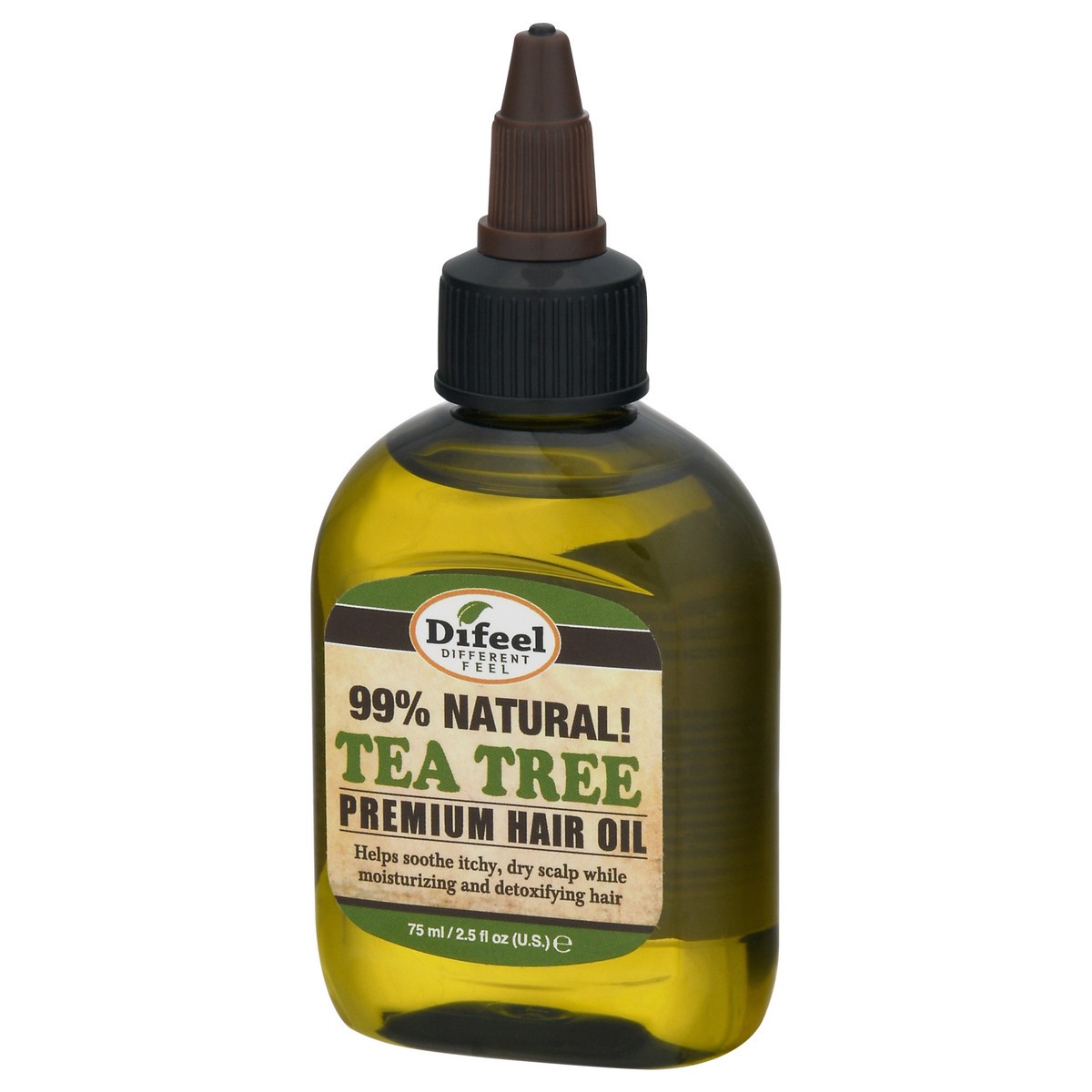 slide 8 of 9, Difeel Tea Tree Premium Hair Oil 2.5 fl oz, 2.5 fl oz