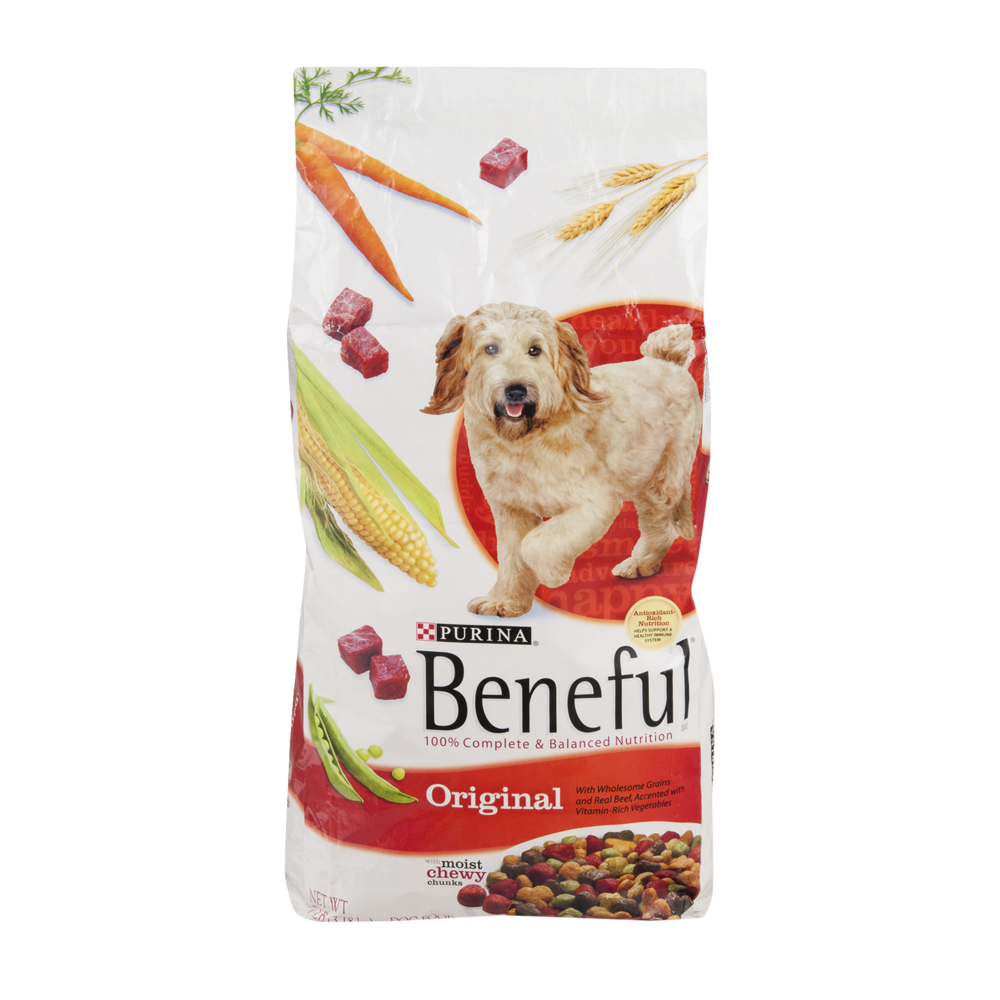 slide 1 of 6, Purina Beneful Dog Food Original With Real Beef, 7 lb