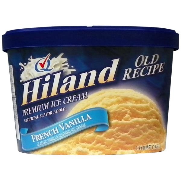 slide 1 of 1, Hiland Dairy Old Recipe French Vanilla Premium Ice Cream, 1.75 qt