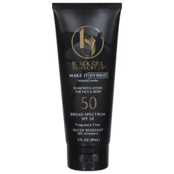 Black Girl Sunscreen Make It Matte Broad Spectrum SPF 50 Mineral Combo Sunscreen for Face & Body 3 fl oz