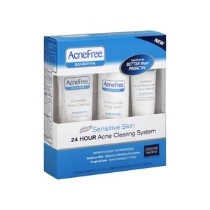 slide 1 of 1, AcneFree Sensitive Skin 24 Hour Acne Clearing System, 1 ct