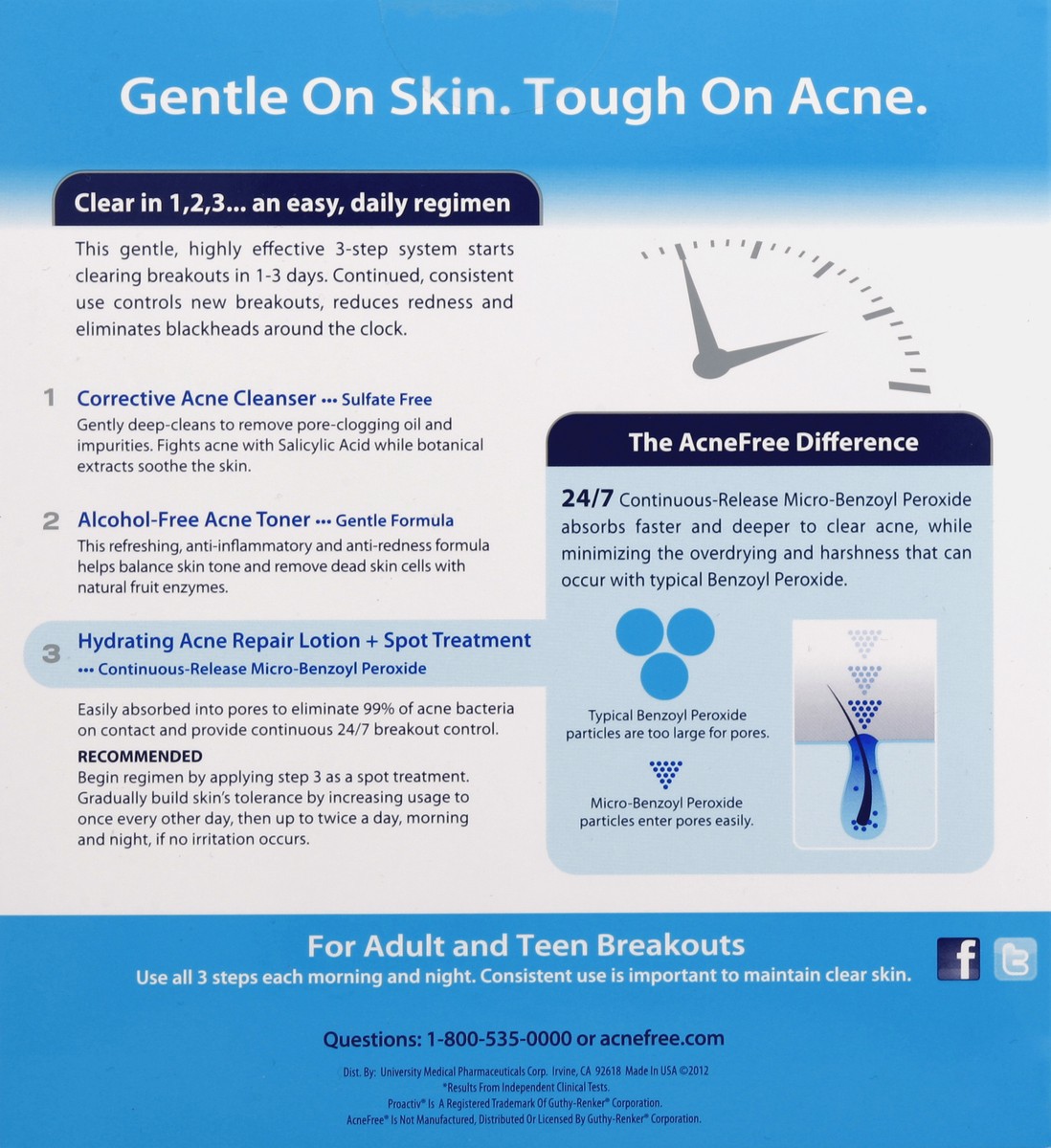 slide 5 of 5, AcneFree Acne Clearing System 1 ea, 1 ea