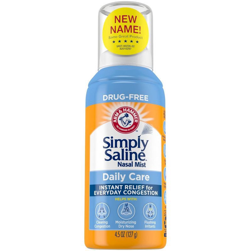 slide 15 of 16, Simply Saline Nasal Mist Spray, 4.25 fl oz
