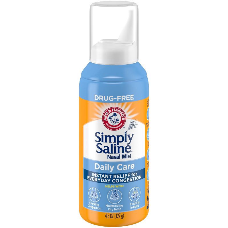 slide 1 of 16, Simply Saline Nasal Mist Spray, 4.25 fl oz