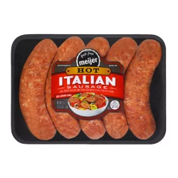 Fresh from Meijer Hot Italian Sausage, 19 oz