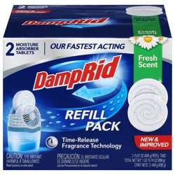 DampRid Tablets Fresh Scent Moisture Absorber Refill Pack 2 - 15.87 oz Refill Tabs
