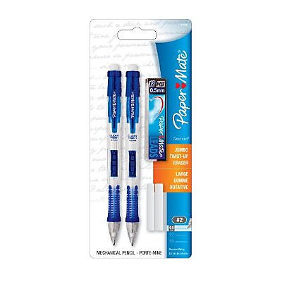 slide 1 of 1, Paper Mate Clearpoint 0.5mm Mechanical Pencils, 2 ct