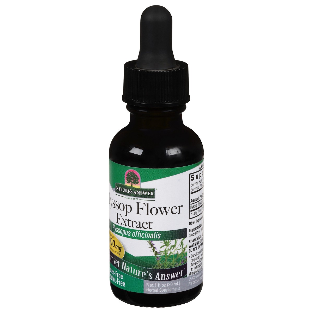 slide 9 of 9, Nature's Answer 2000 mg Hyssop Flower Extract 1 fl oz, 1 fl oz