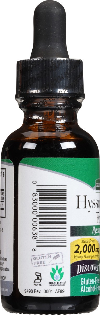 slide 7 of 9, Nature's Answer 2000 mg Hyssop Flower Extract 1 fl oz, 1 fl oz