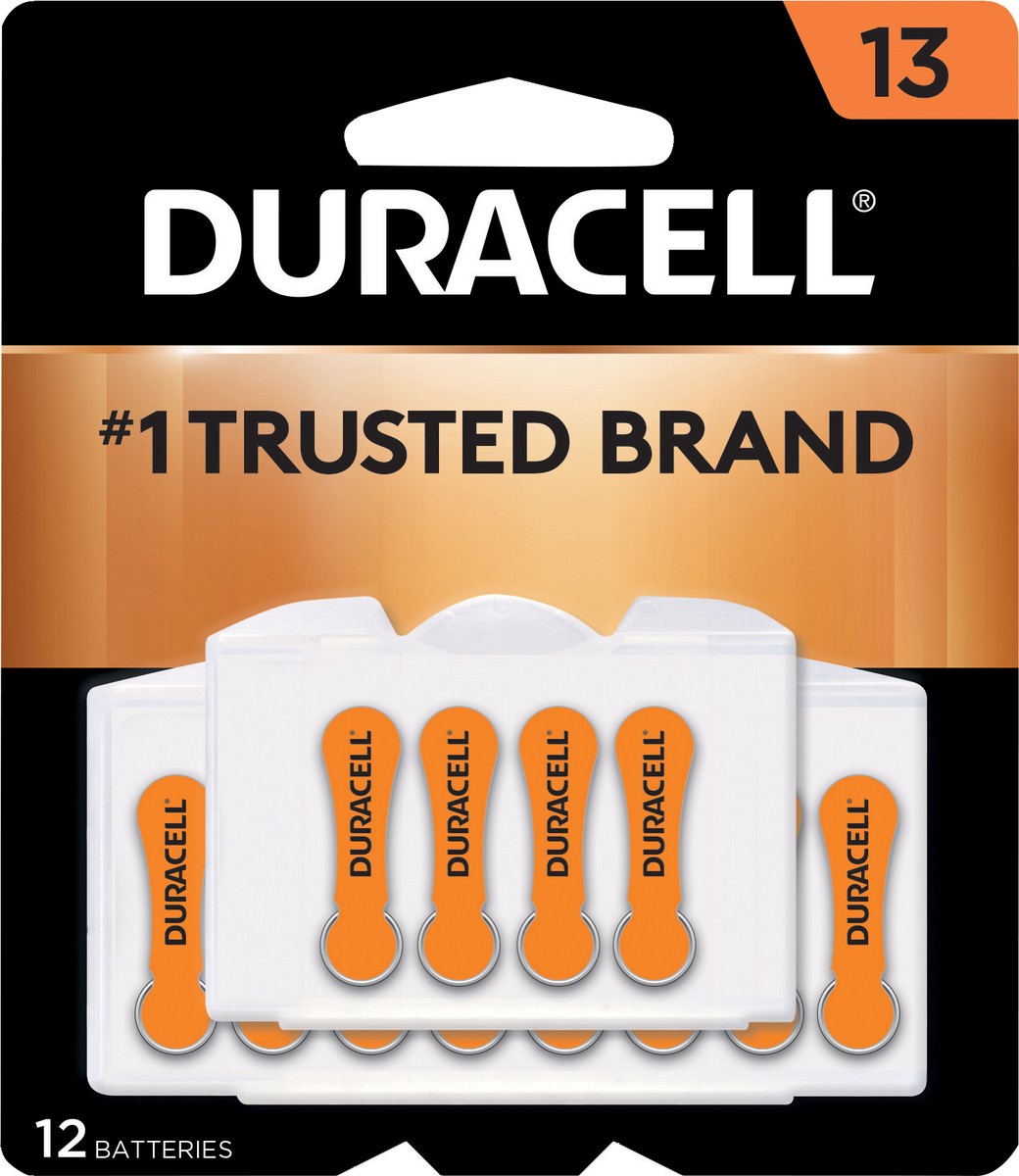 slide 5 of 7, Duracell Size 13 Hearing Aid Batteries, 12 pk